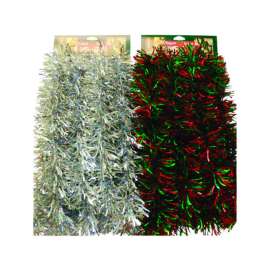 FC Young Multicolored Wave Garland Indoor Christmas Decor 8 in.