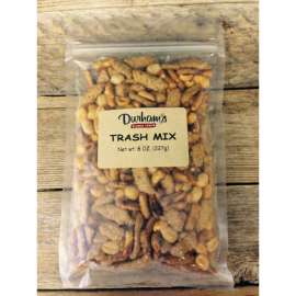 Durhams Trash Mix Peanuts, Sesame Sticks, Pretzels Snack Mix 8 oz Bagged