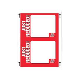 Centurion 11 in. H X 8.5 in. W Just Reduced Sign Card Stock