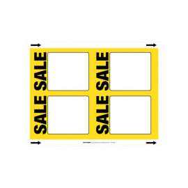Centurion 11 in. H X 8.5 in. W Sale Sign Card Stock