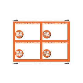Centurion English White Informational Sign 11 in. H X 8.5 in. W