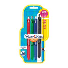 Paper Mate Ink Joy Assorted Retractable Gel Pen 4 pk