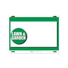 Centurion 11 in. H X 8.5 in. W Lawn & Garden Sign Polyethylene