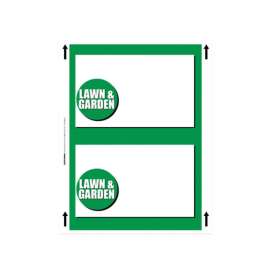 Centurion 11 in. H X 8.5 in. W Lawn & Garden Sign Polyethylene