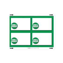Centurion 11 in. H X 8.5 in. W Lawn & Garden Sign Polyethylene