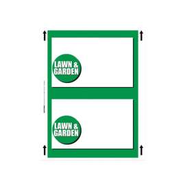 Centurion 11 in. H X 8.5 in. W Lawn & Garden Sign Card Stock