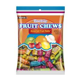 Tootsie Fruit Chews Assorted Fruit Flavors Candy 5.8 oz