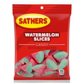 Sathers Sour Watermelon Slices Gummi Candy