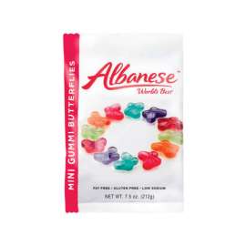 Albanese Assorted Gummy Butterflies Candy 7.5 oz