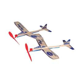 Paul Guillow Sky Streak Glider Plane Balsa Wood Natural 2 pc
