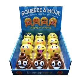 Kaomoji Squeeze A Moji Stress Ball Rubber 1 pk