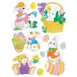 Impact Innovations Assorted Easter Cling Holiday Decoration Gel