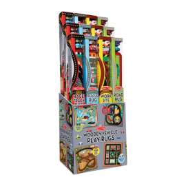 Melissa & Doug Vehicle Play Rug Polyester Assorted