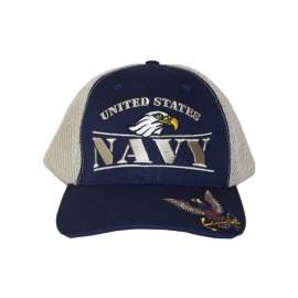 JWM U.S. Navy Logo Baseball Cap Blue One Size Fits All