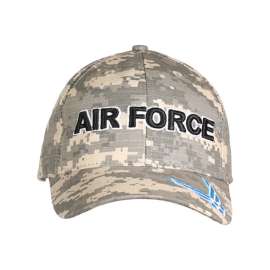 JWM U.S. Air Force Logo Baseball Cap Digital Camouflage One Size Fits All