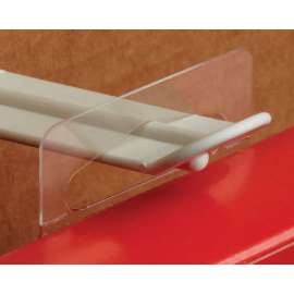 Kinter 1.625 in. H X 0.015 in. W X 1.125 in. L Clear Utility/Parts Clip On Repair Tabs Plastic