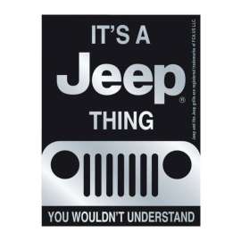 Open Road Brands It's a Jeep Thing Magnet Embossed Tin 1 pk