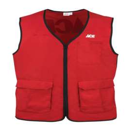 Artcraft No Snag 4XL Men's Sleeveless V-Neck Red Vest