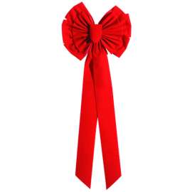 Holiday Trims Red Indoor Christmas Decor 18 in.