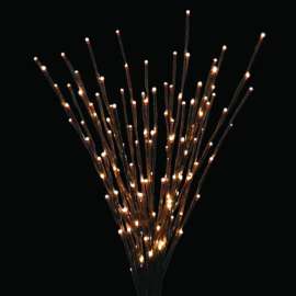 Living Accents White Iron 36 in. H Light Burst Outdoor Decoration