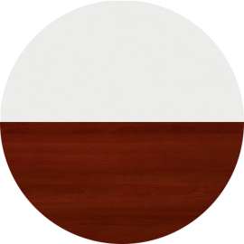 Lacasse Concept 400E Table, Cherry, Snow, 29"H x 42"W x 24"D, 1 Each