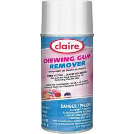 Claire Chewing Gum Remover, Spray - 12 fl oz - Cherry Scent - 12 / Carton