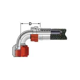 #12 90DEG.ELBOW HOSE END