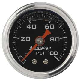 AUTOGAGE PSI BLK DIAL1.5'