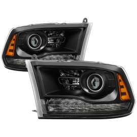 13-17 RAM HALOGEN PROJ HDLGHTS BLK