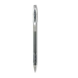 J-Roller RX Gel Pen, Stick, Medium 0.7 mm, Black Ink, Smoke Barrel, 12/Pack