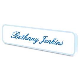 Architectural Wall Sign, 9 x 1.75, Gray