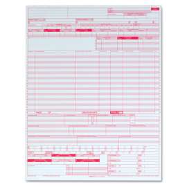 UB04 Hospital Insurance Claim Form for Laser Printers, One-Part (No Copies), 8.5 x 11, 2,500 Forms Total