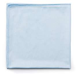 Executive Series Hygen Cleaning Cloths, Glass Microfiber, 16 x 16, Blue, 12/Carton