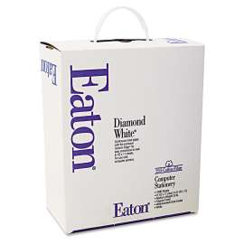 Continuous Feed Computer Paper, 1-Part, 20 lb Bond Weight, 9.5 x 11, White, 1, 000/Carton