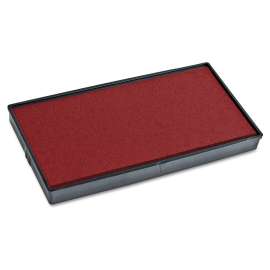 Replacement Ink Pad for 2000PLUS 1SI10P, 1" x 0.25", Red