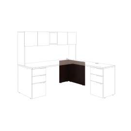 HON Iron Ore Fabric Seat - Mesh Back - Black Frame - 5-star Base - 1 Each