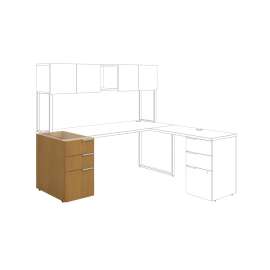 HON Espresso Fabric Seat - Mesh Back - Black Frame - 5-star Base - 1 Each