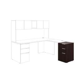 HON Apricot Fabric Seat - Mesh Back - Black Frame - 5-star Base - 1 Each