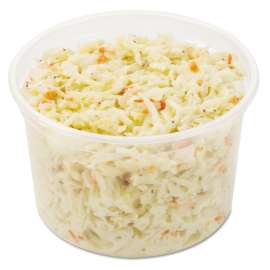 MicroGourmet Food Container, 16 oz, Translucent, Plastic, 50/Pack, 10 Packs/Carton