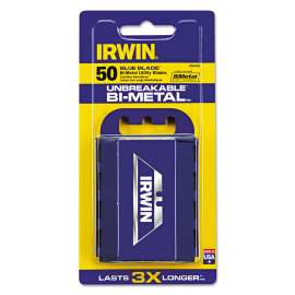IRWIN 2084300 Utility Blade with Dispenser, 2-3/8 in L, Bi-Metal, 2-Point
