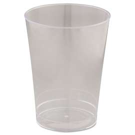 Comet Plastic Tumblers, 10 oz, Clear, 25/Pack, 20 Packs/Carton