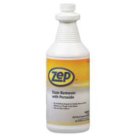 Stain Remover with Peroxide, Quart Bottle, 6/Carton