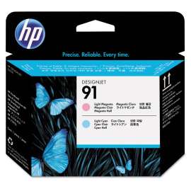 HP 91, (C9462A) Light Cyan/Light Magenta Printhead