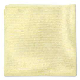 Microfiber Cleaning Cloths, 16 x 16, Yellow, 24/Pack