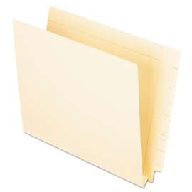 Manila End Tab Expansion Folders, Straight Tabs, Legal Size, 1.5" Expansion, Manila, 50/Box