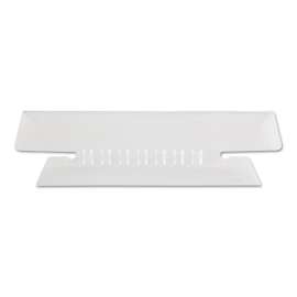 Transparent Colored Tabs For Hanging File Folders, 1/3-Cut, Clear, 3.5" Wide, 25/Pack