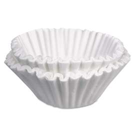 BUNN - White Flat Bottom Coffee Filters for 6 gal Urn Brewers (252 per Carton)