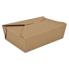 ChampPak Retro Carryout Boxes, #3, 7.75 x 5.5 x 2.5, Kraft, Paper, 200/Carton