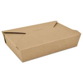 ChampPak Retro Carryout Boxes, #2, 7.75 x 5.5 x 1.88, Kraft, Paper, 200/Carton