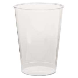 Comet Plastic Tumbler, 7 oz, Clear, Tall, 25/Pack, 20 Packs/Carton